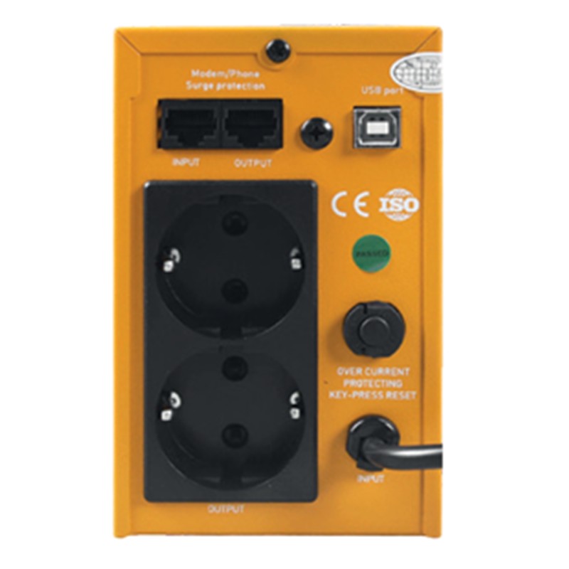 MAKELSAN ROAR 650VA 1F/1F (1X7AH) 5/10DK LINE INTERAKTIF UPS (360W) - Makelsan - görsel 2