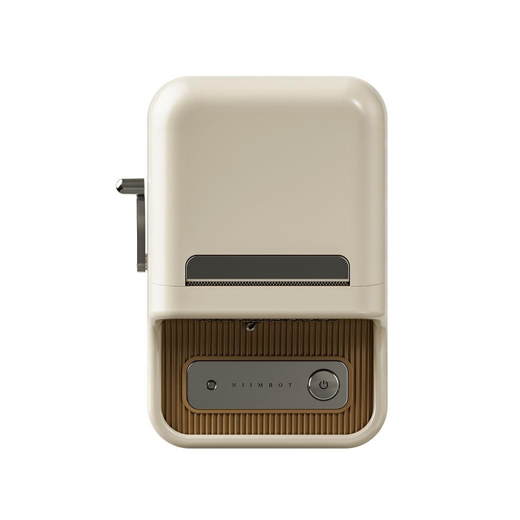 NIIMBOT B21S, Taşınabilir, Mürekkepsiz, Termal Etiket Yazıcı (Bluetooth, Type-C) Krem/Beyaz - Niimbot - görsel 2