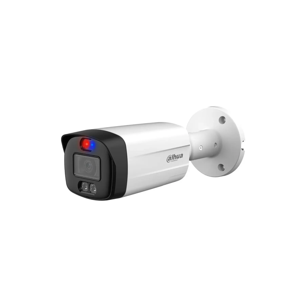 DAHUA IPC-HFW1439TC1-SA-IL, 4Mpix, 3,6mm Lens, SD Kart, Smart Dual Light, H265+, 30Mt Gece Görüşü, Dahili Mikrofon, IP67, PoE Bullet IP Kamera - Dahua