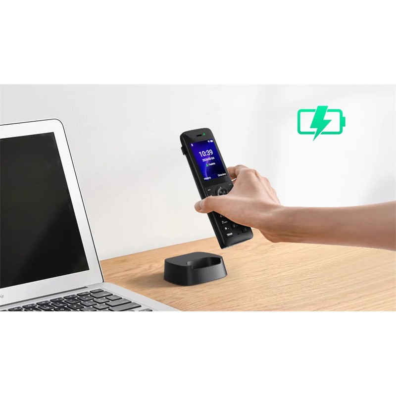 YEALINK AX83H, WiFi, Dect, Kablosuz IP TELEFON, Siyah, 2.4" Renkli Ekran, Bluetooth, 9 Saat Konuşma, 200 Saat Bekleme - Yealink - görsel 3