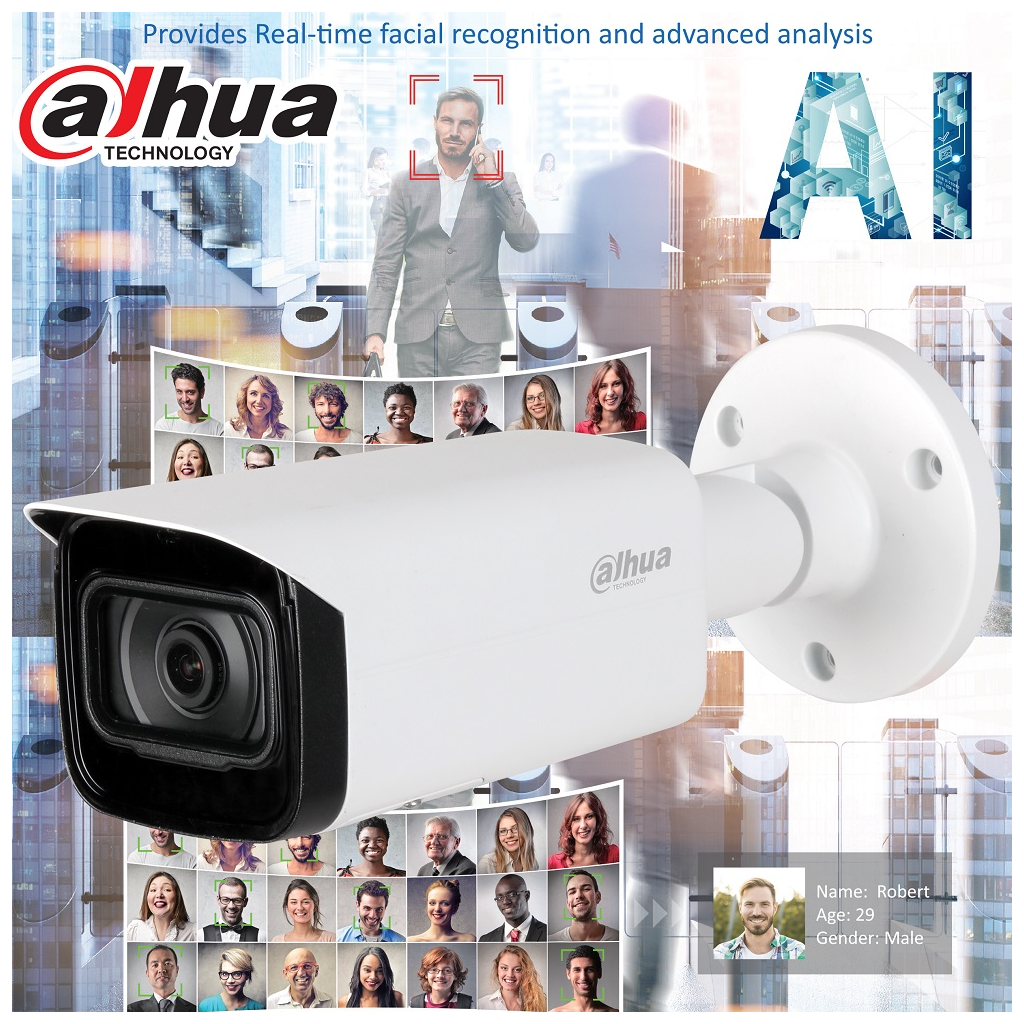 DAHUA IPC-HFW5442T-ASE,  2Mpix, 2,8mm Lens, H265+, Wizmind, 80Mt Gece Görüşü,  IP67, IK10, PoE Metal Kasa Bullet IP Kamera - Dahua - görsel 4