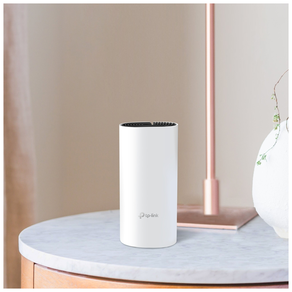 TP-LINK DECO-E4, AC1200, Tekli Mesh, 1200Mbps, Dual Band, 2Port Megabit Lan, 140m2 Çekim Alanı, Router, Geniş Alan İnternet Ağı Sağlayıcısı - Tp-Link - görsel 4