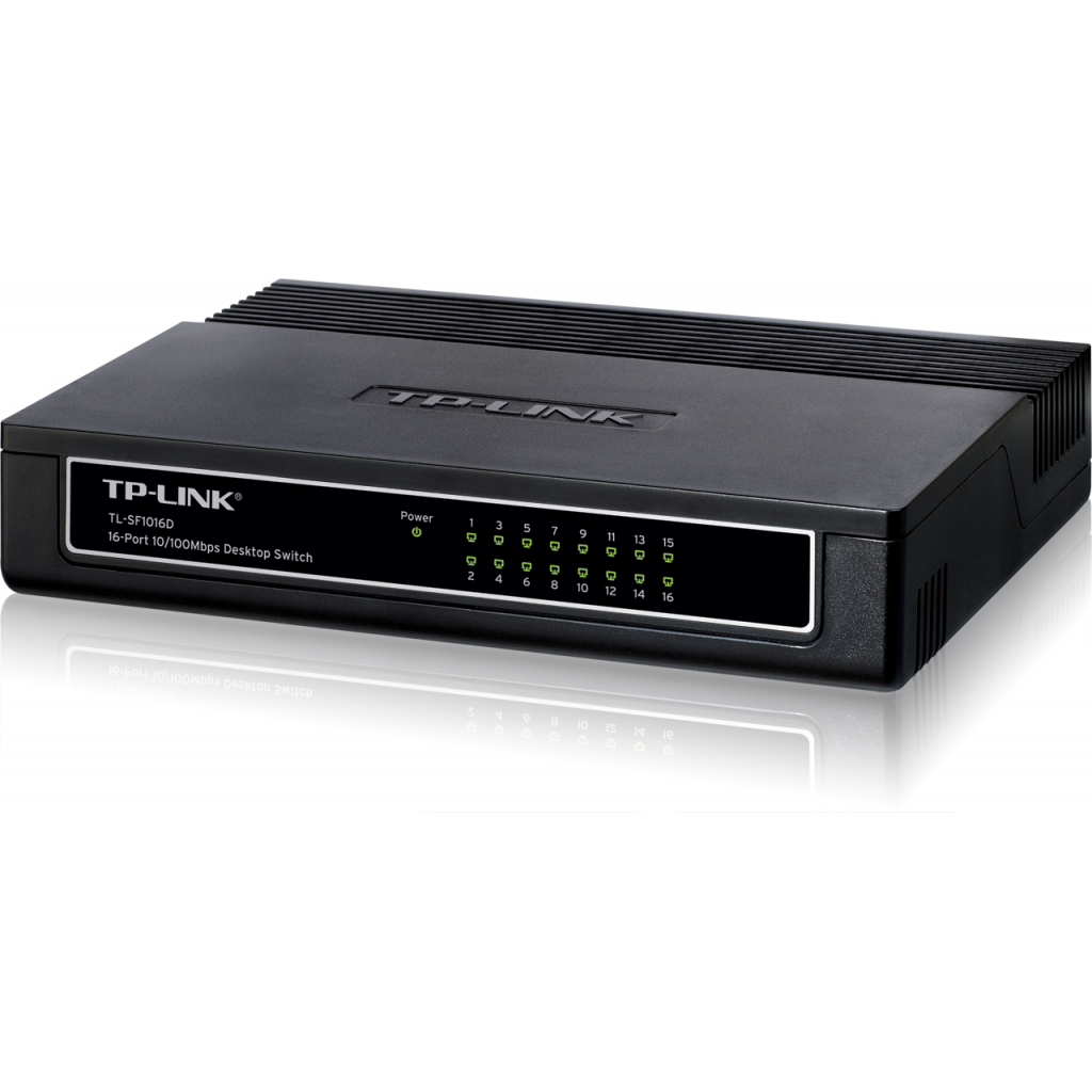 TP-LINK TL-SF1016D, 16 Port, MegaBit, Yönetilemez, Masaüstü Switch - Tp-Link - görsel 4