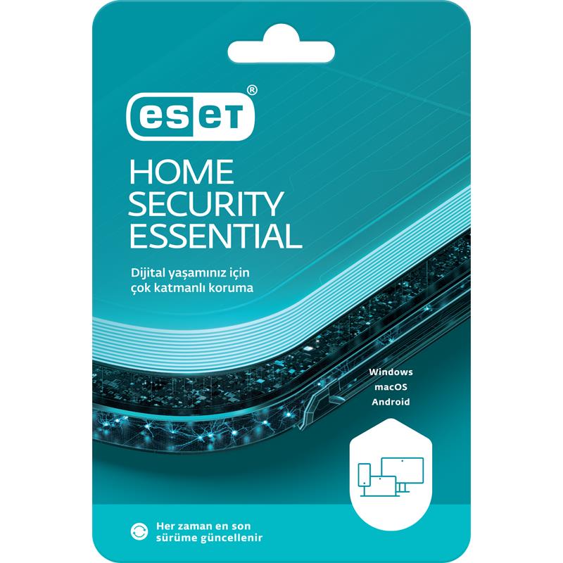 ESET HOME SECURITY ESSENTIAL 1 KULLANICI 1 YIL KUTU - Eset