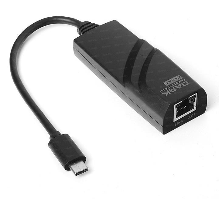 DARK DK-AC-U31XGLAN Type-C 10/100/1000Mbps Gigabit Ethernet Adaptörü - DARK